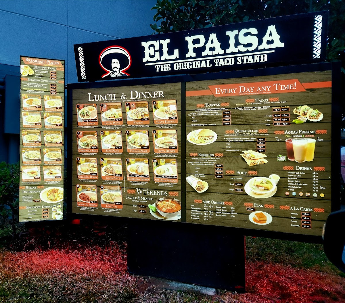 El Paisa Cocina Mexicana Photo Menu 3