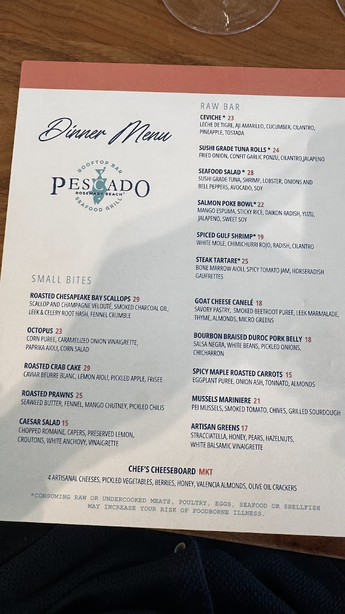 Pescado Seafood Grill & Rooftop Bar Photo Menu 4