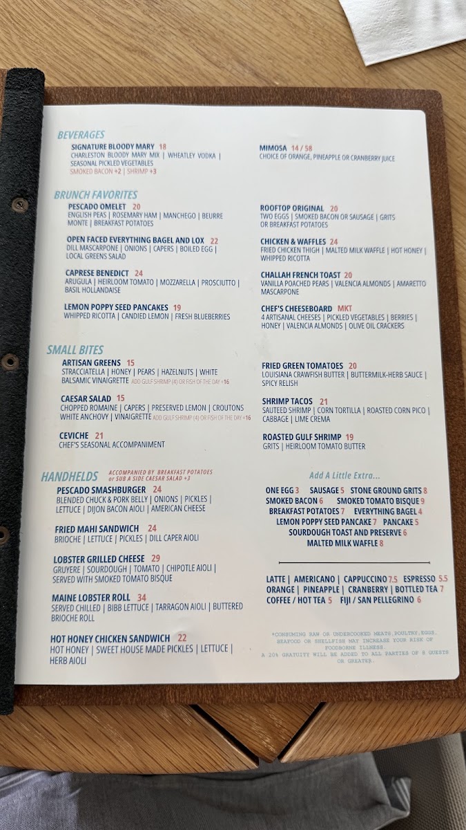 Pescado Seafood Grill & Rooftop Bar Photo Menu 6