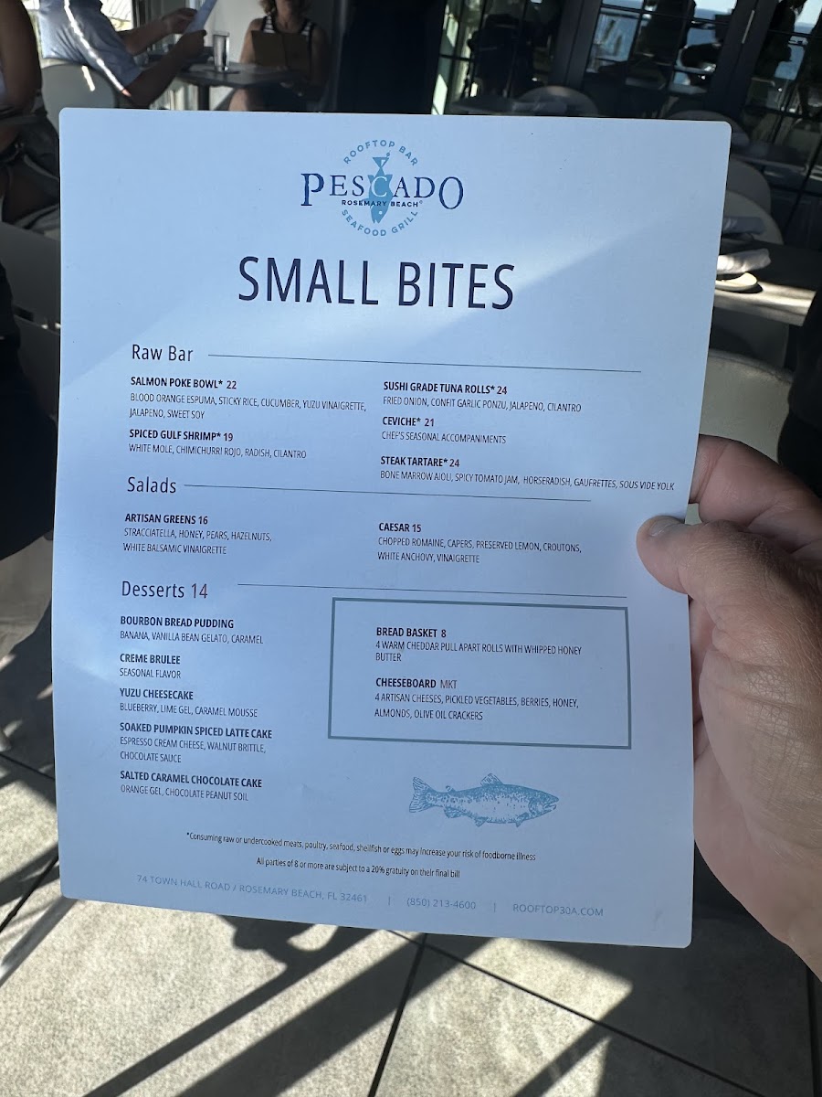 Pescado Seafood Grill & Rooftop Bar Photo Menu 7