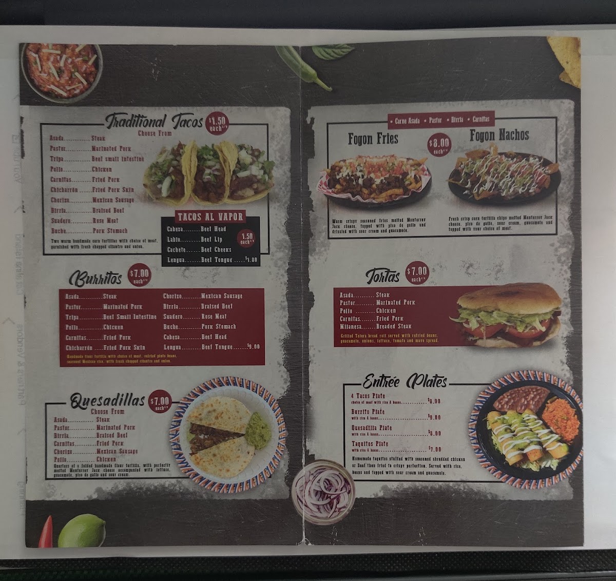 Tacos El Fogon Photo Menu 10