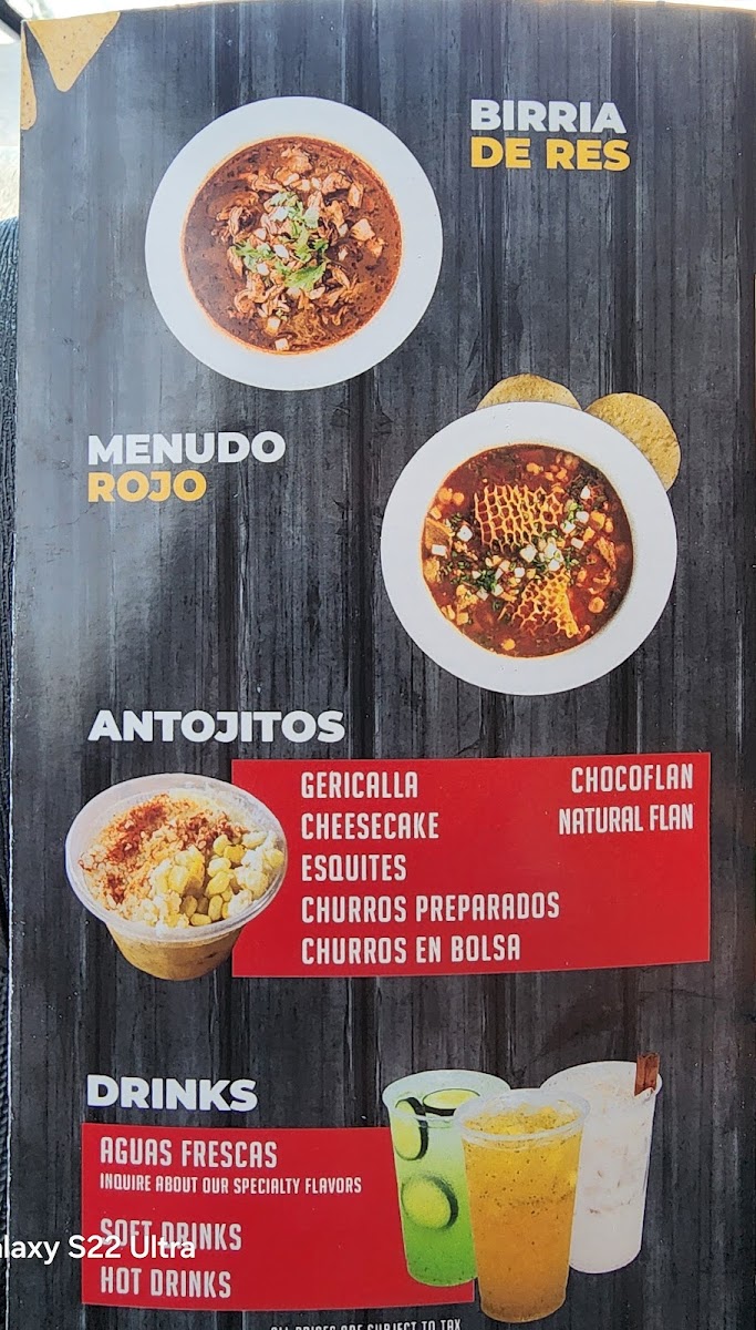 Tacos El Fogon Photo Menu 8