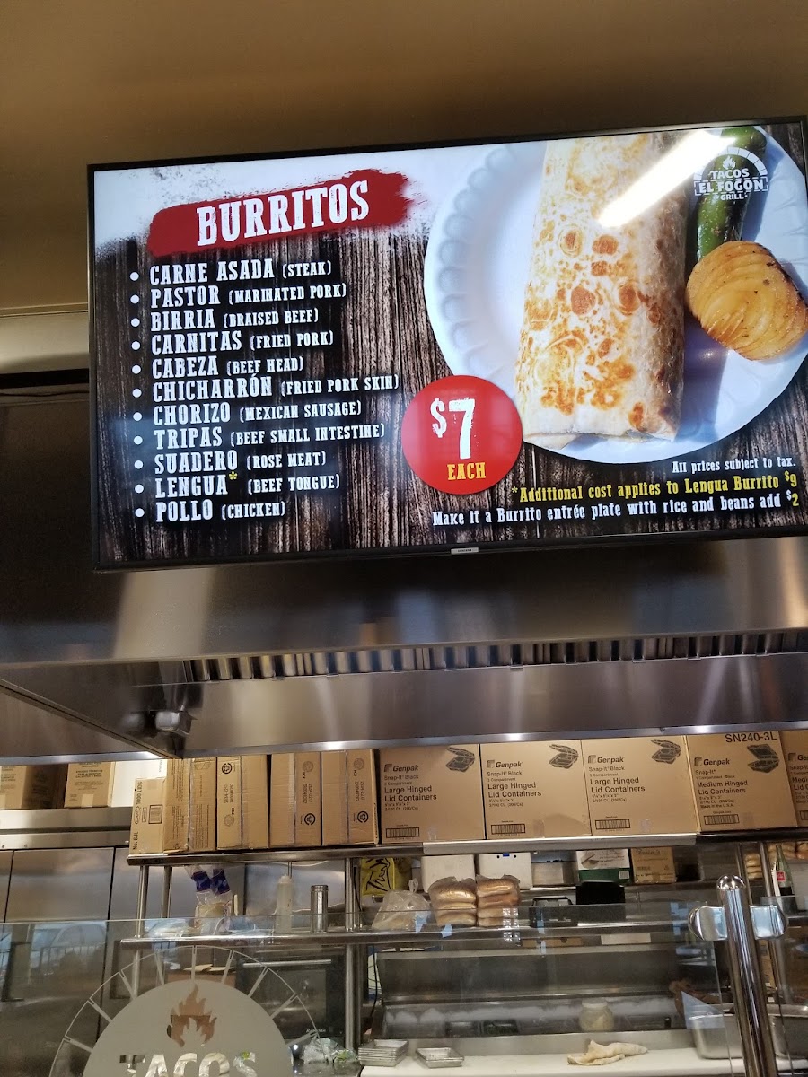 Tacos El Fogon Photo Menu 9