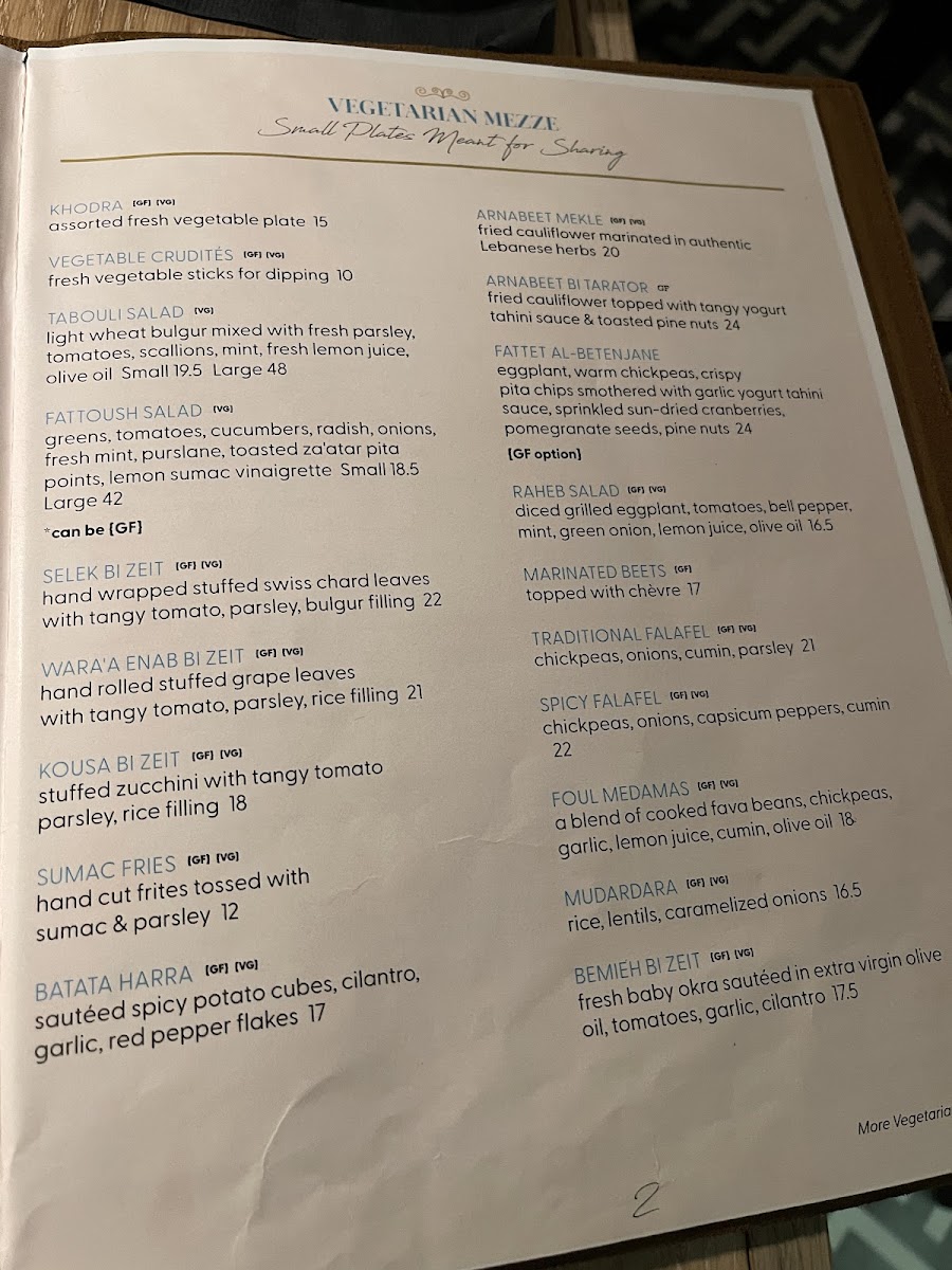 Au Za'atar - East Village Photo Menu 9