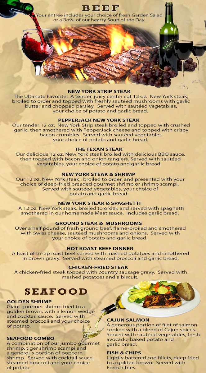 Stars Restaurant Photo Menu 4