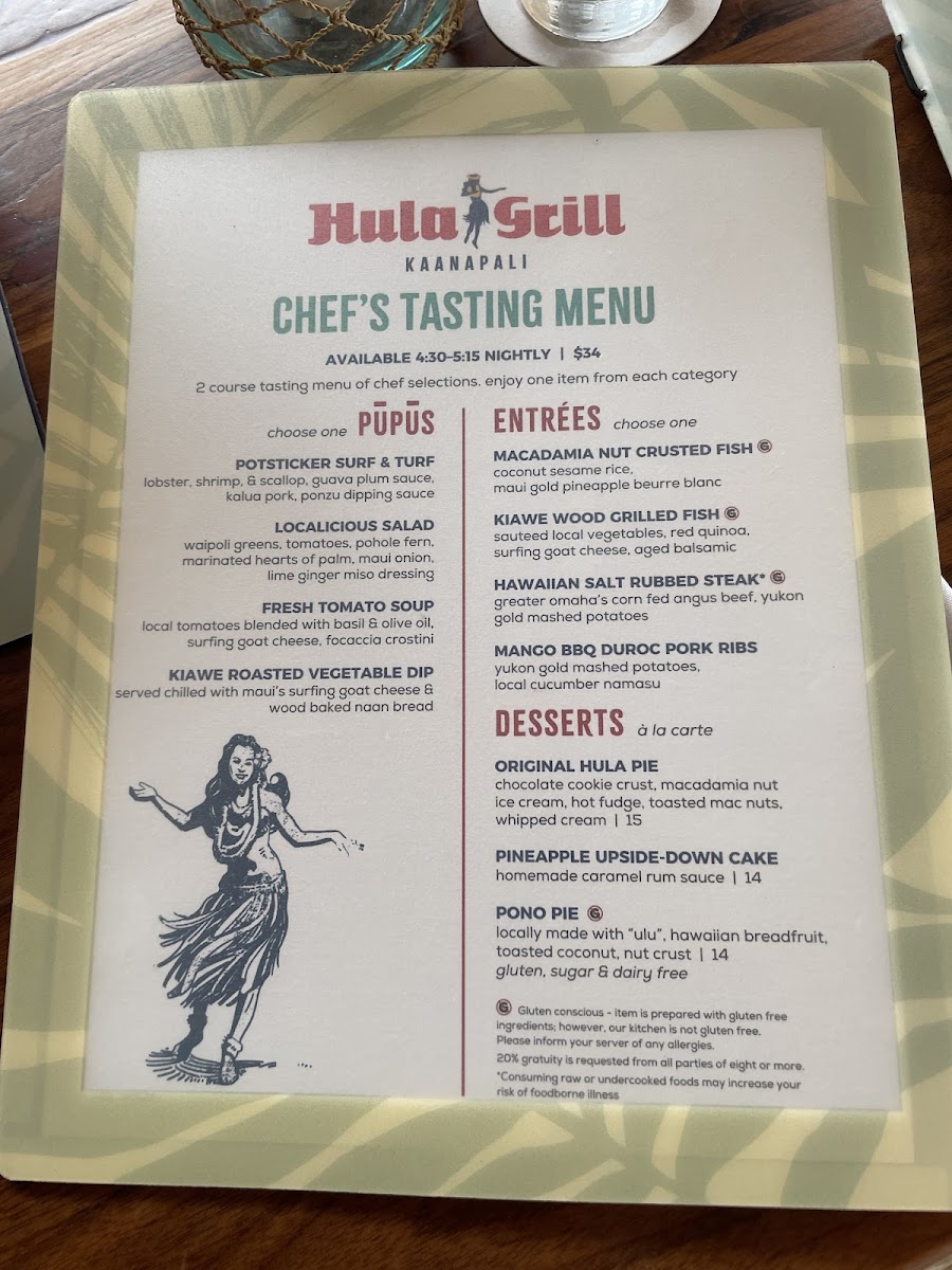 Hula Grill Kaanapali Photo Menu 7