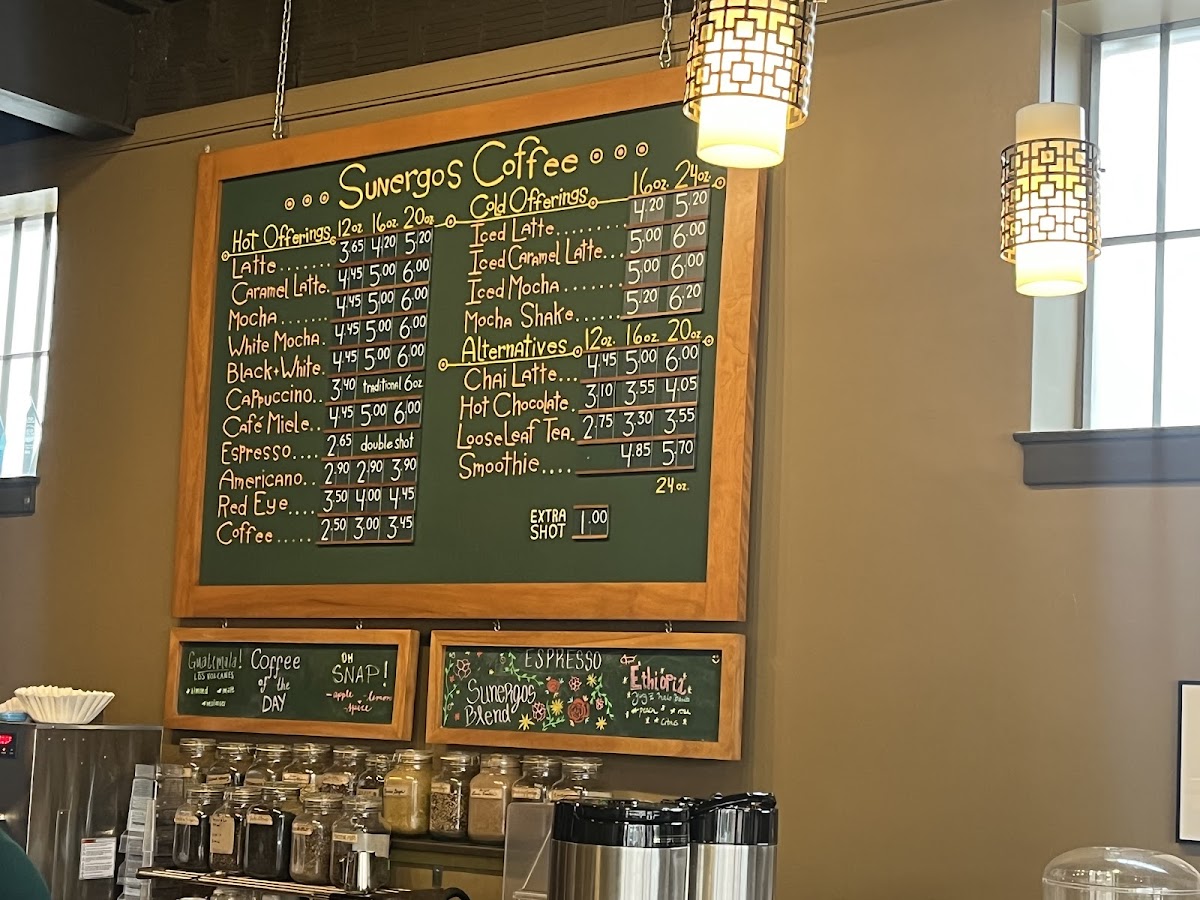 Sunergos Coffee Photo Menu 5
