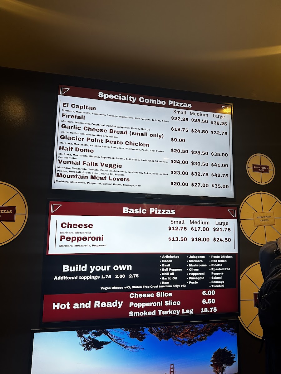 Curry Village Pizza Deck Photo Menu 5