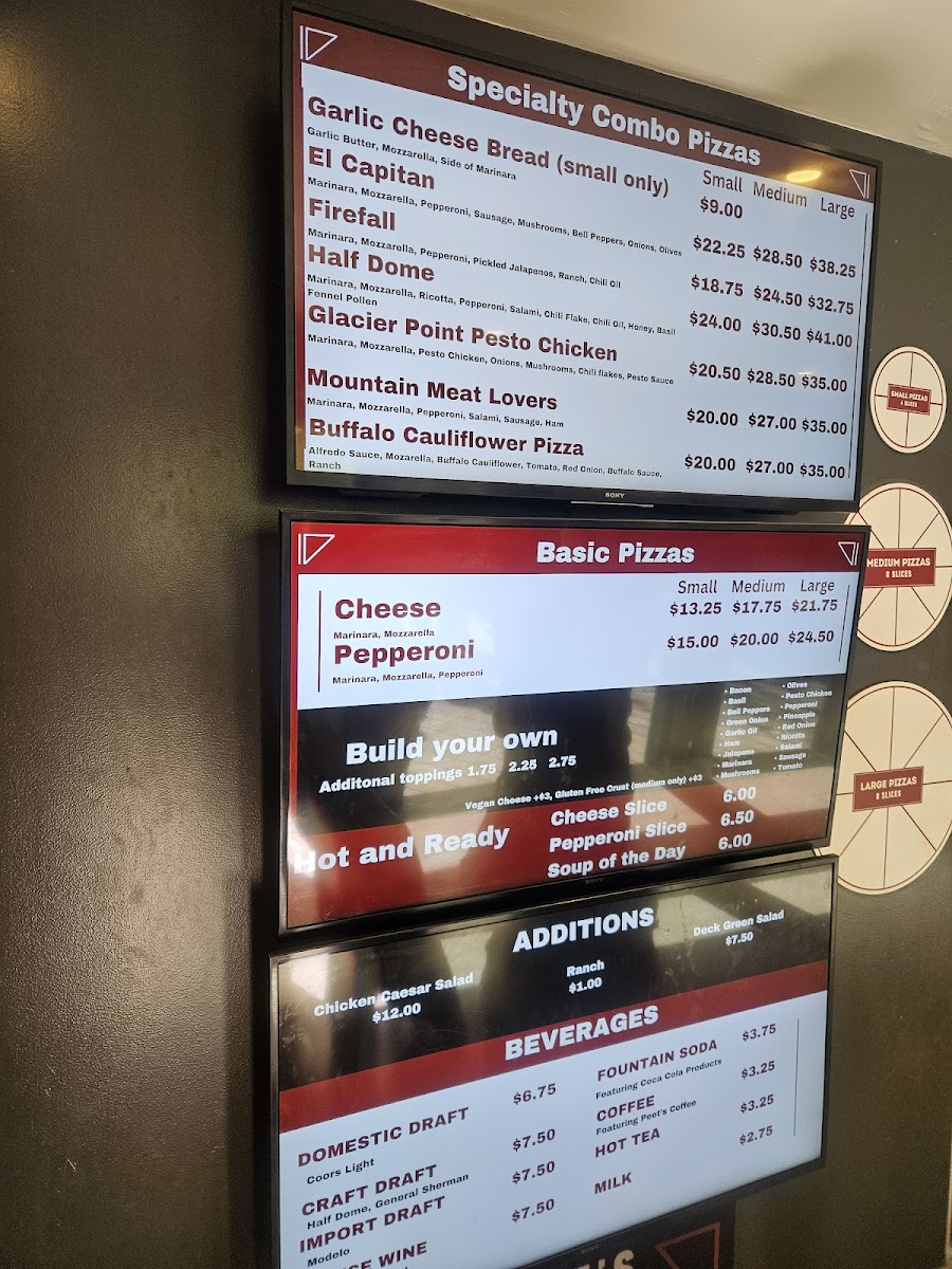 Curry Village Pizza Deck Photo Menu 6