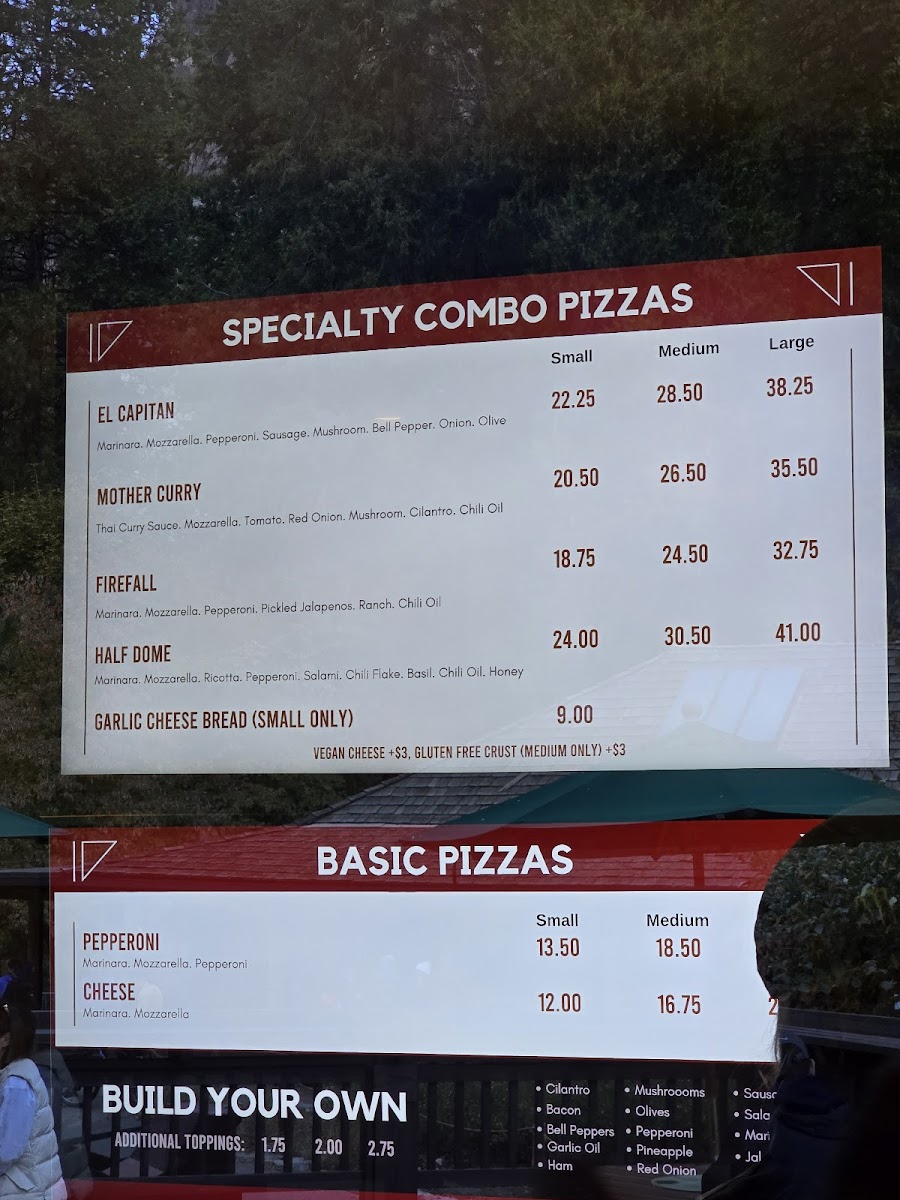 Curry Village Pizza Deck Photo Menu 8