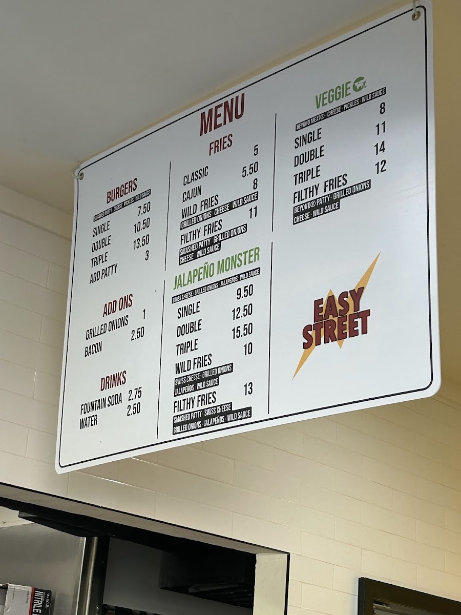 Easy Street Burgers Photo Menu 4