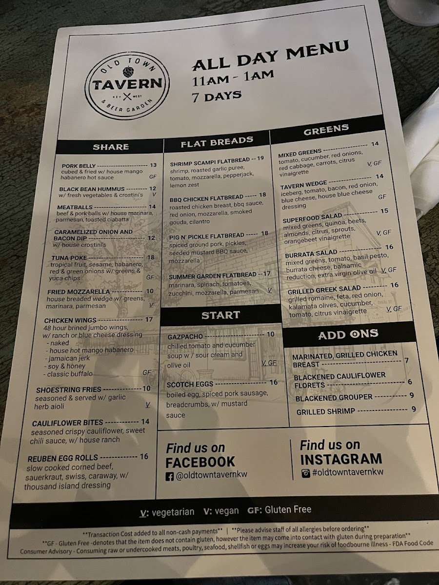 Old Town Tavern & Beer Garden Photo Menu 10
