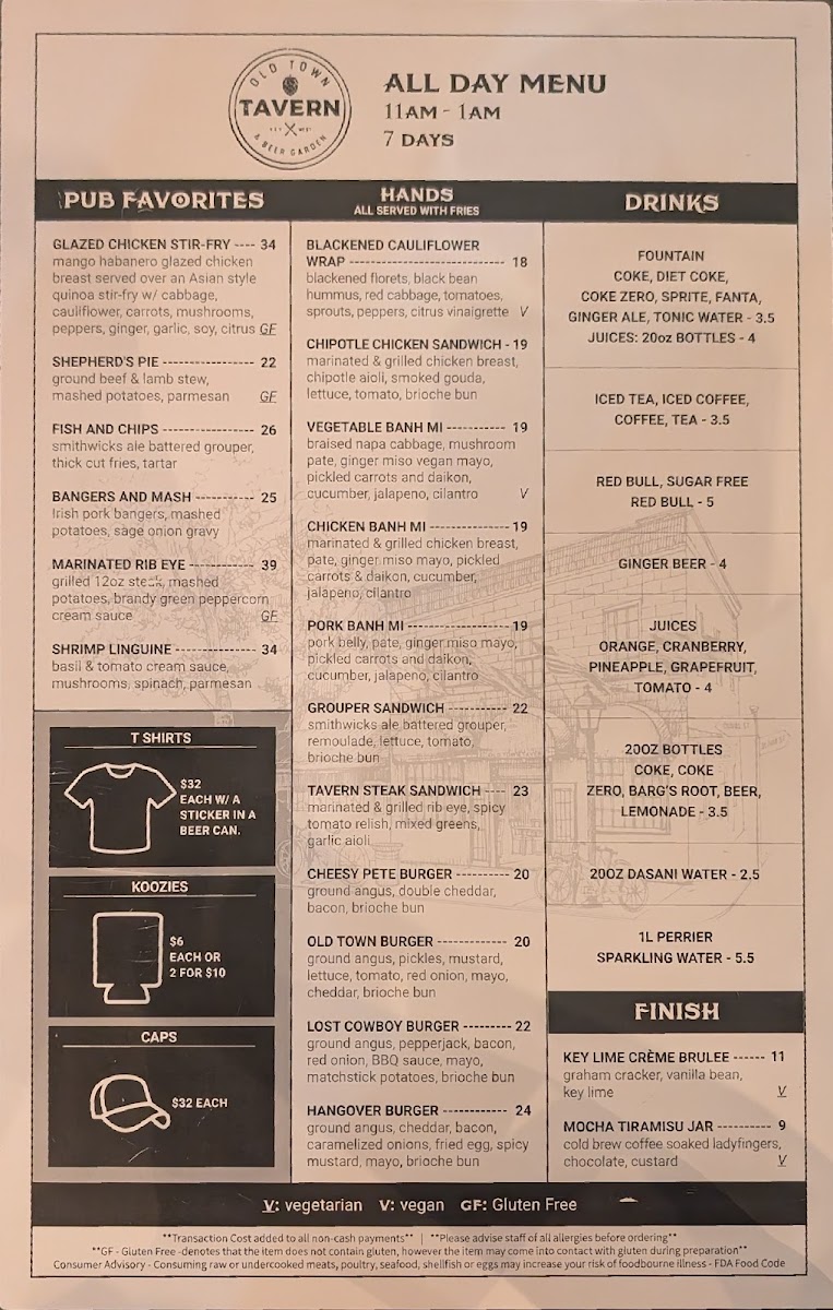 Old Town Tavern & Beer Garden Photo Menu 3