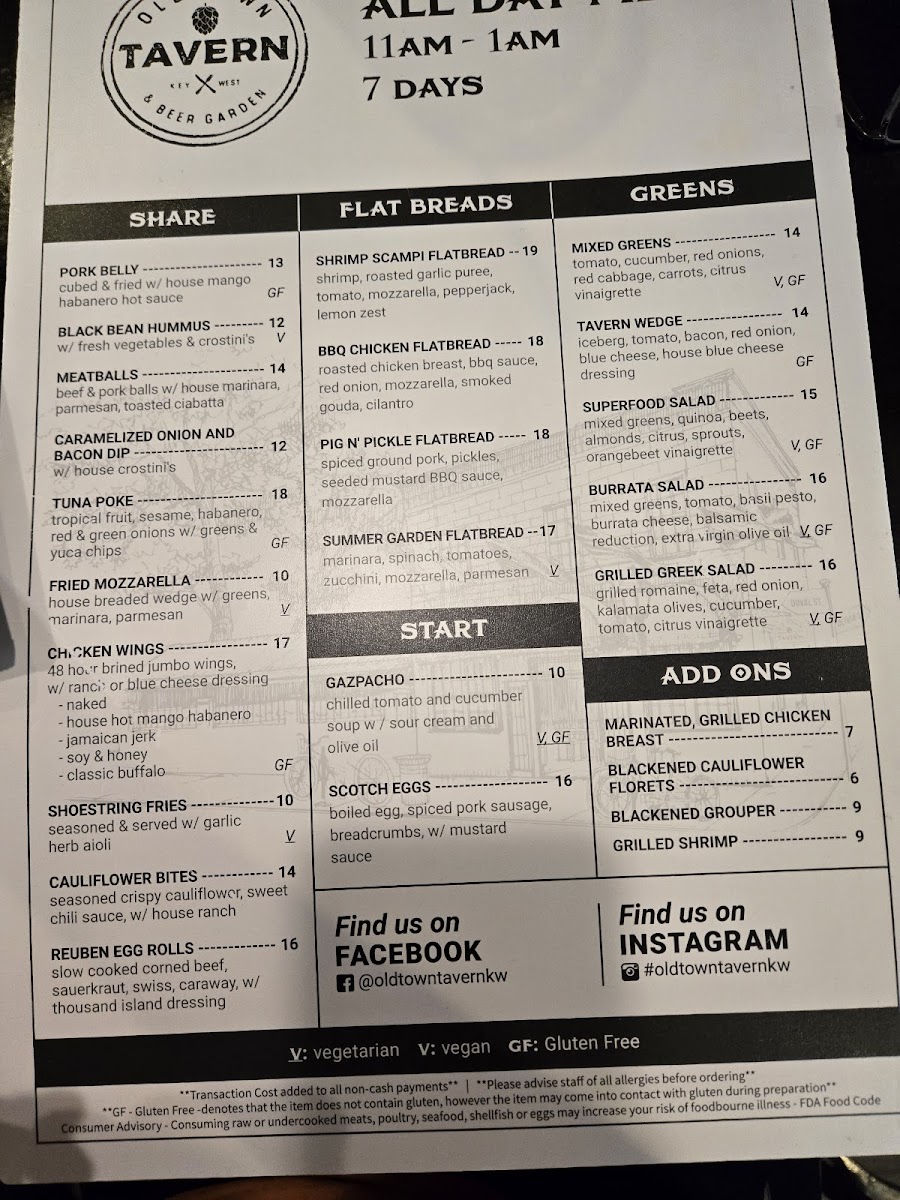 Old Town Tavern & Beer Garden Photo Menu 4
