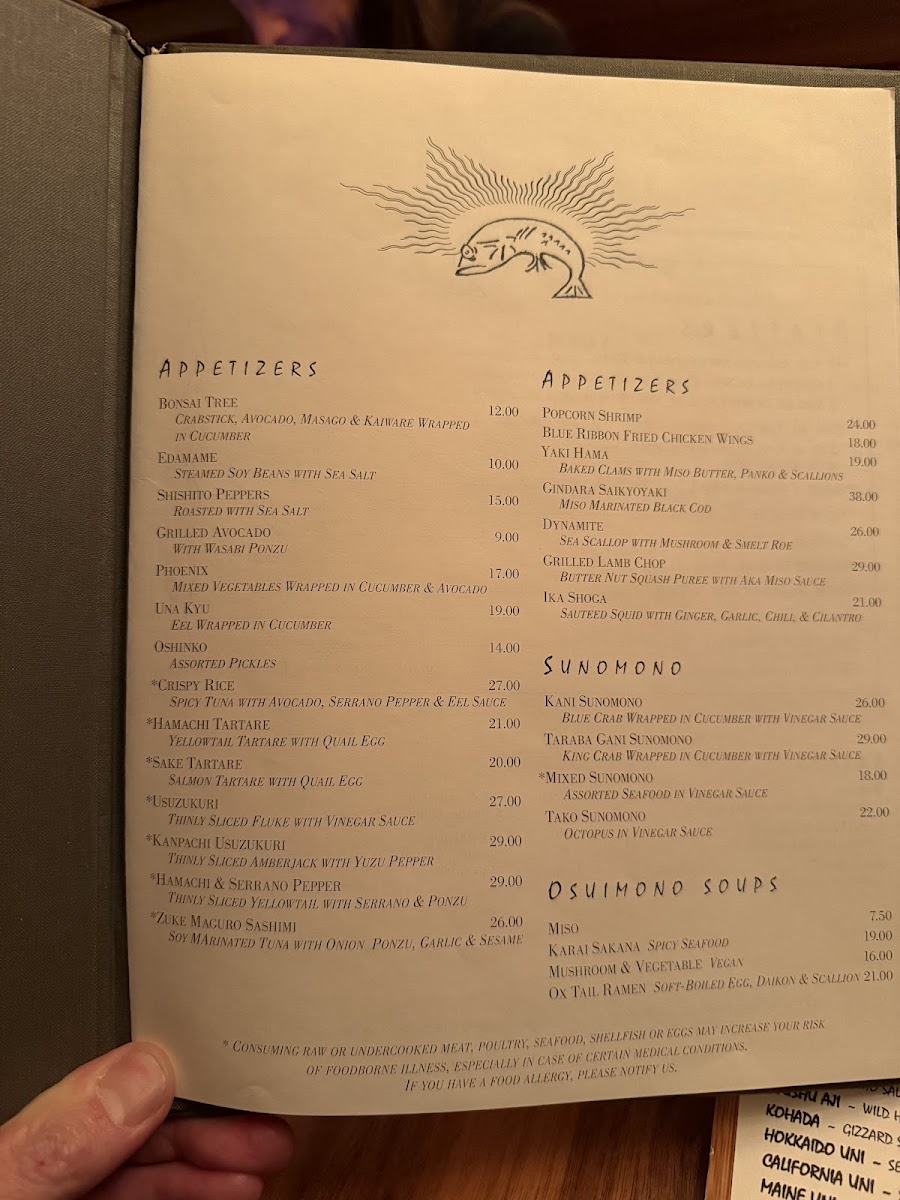 Blue Ribbon Sushi Bar & Grill - Columbus Circle Photo Menu 10