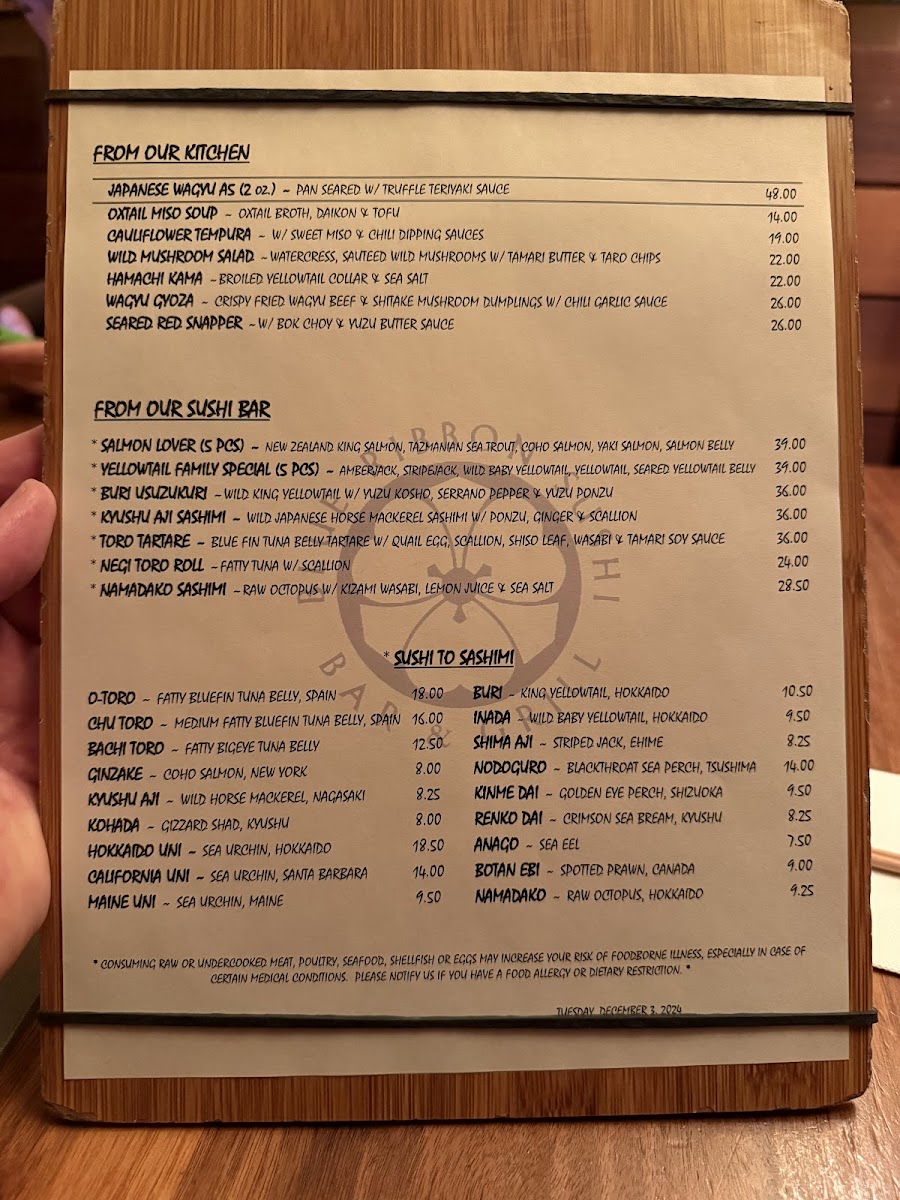 Blue Ribbon Sushi Bar & Grill - Columbus Circle Photo Menu 4