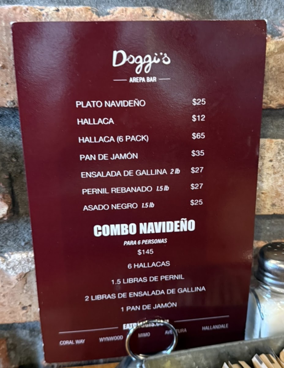 Doggi's Arepa Bar Photo Menu 10