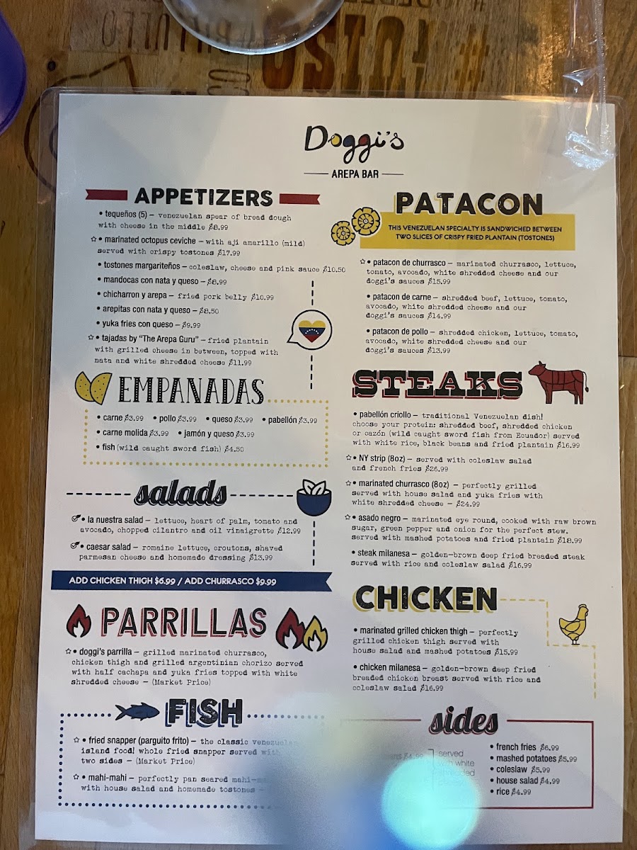Doggi's Arepa Bar Photo Menu 9