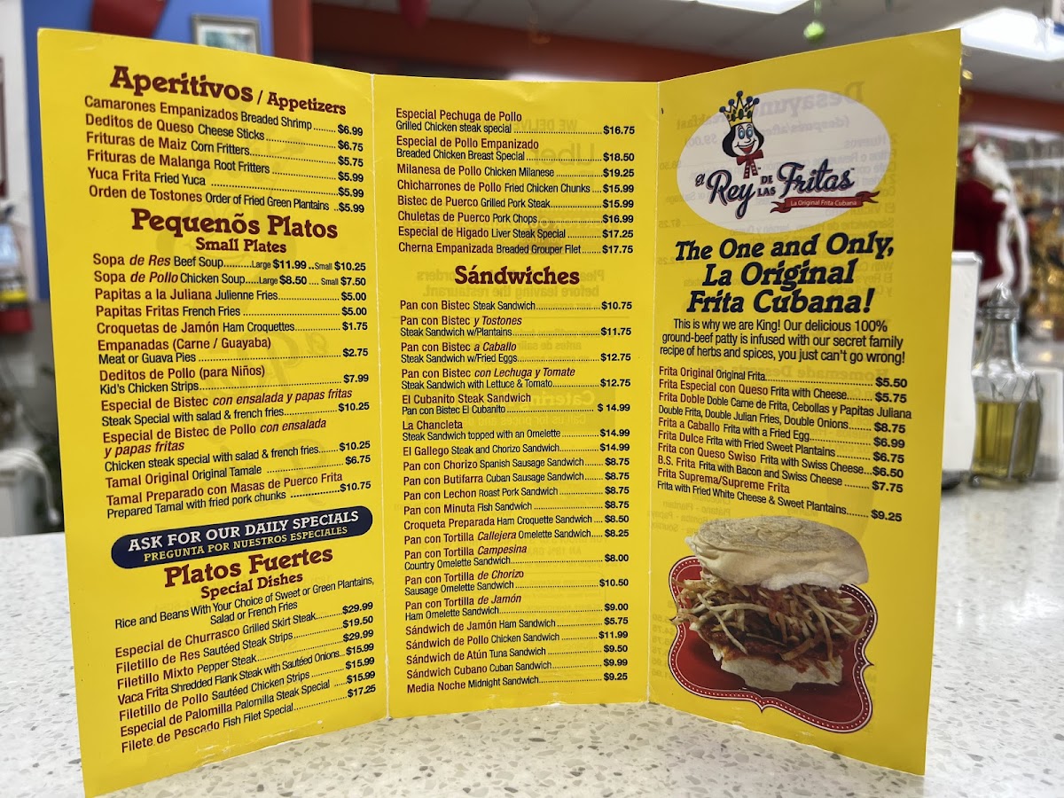 El Rey De Las Fritas Photo Menu 2