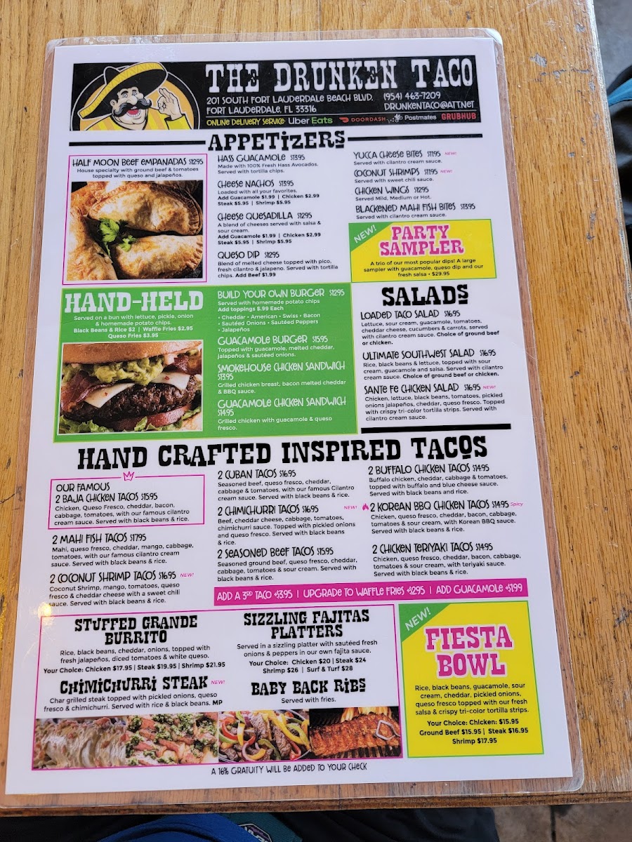 The Drunken Taco Photo Menu 4