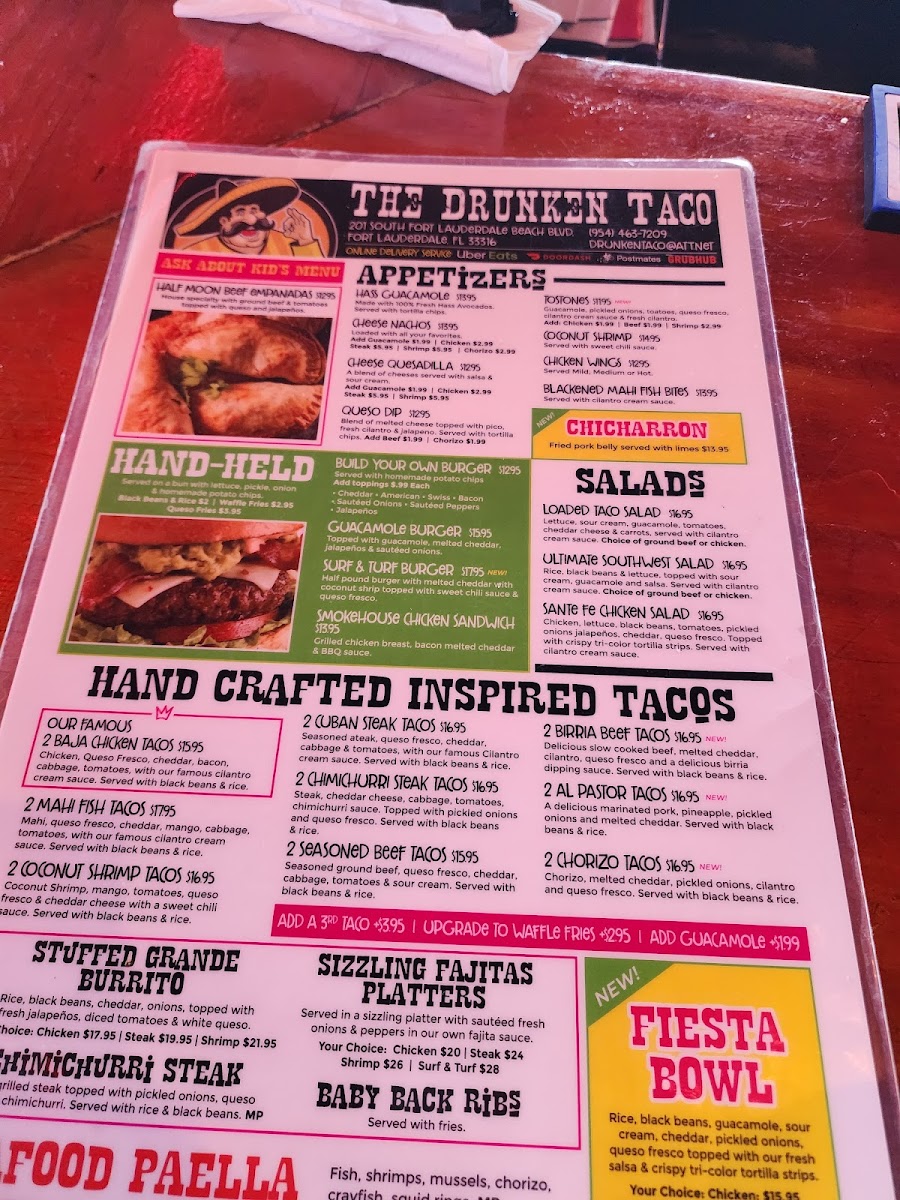 The Drunken Taco Photo Menu 9