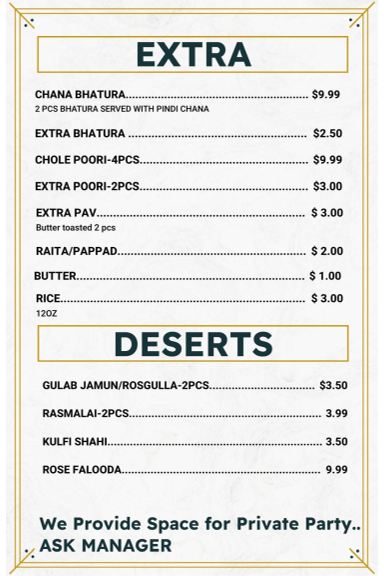 Cafe 23 – Indian Street Food Photo Menu 7