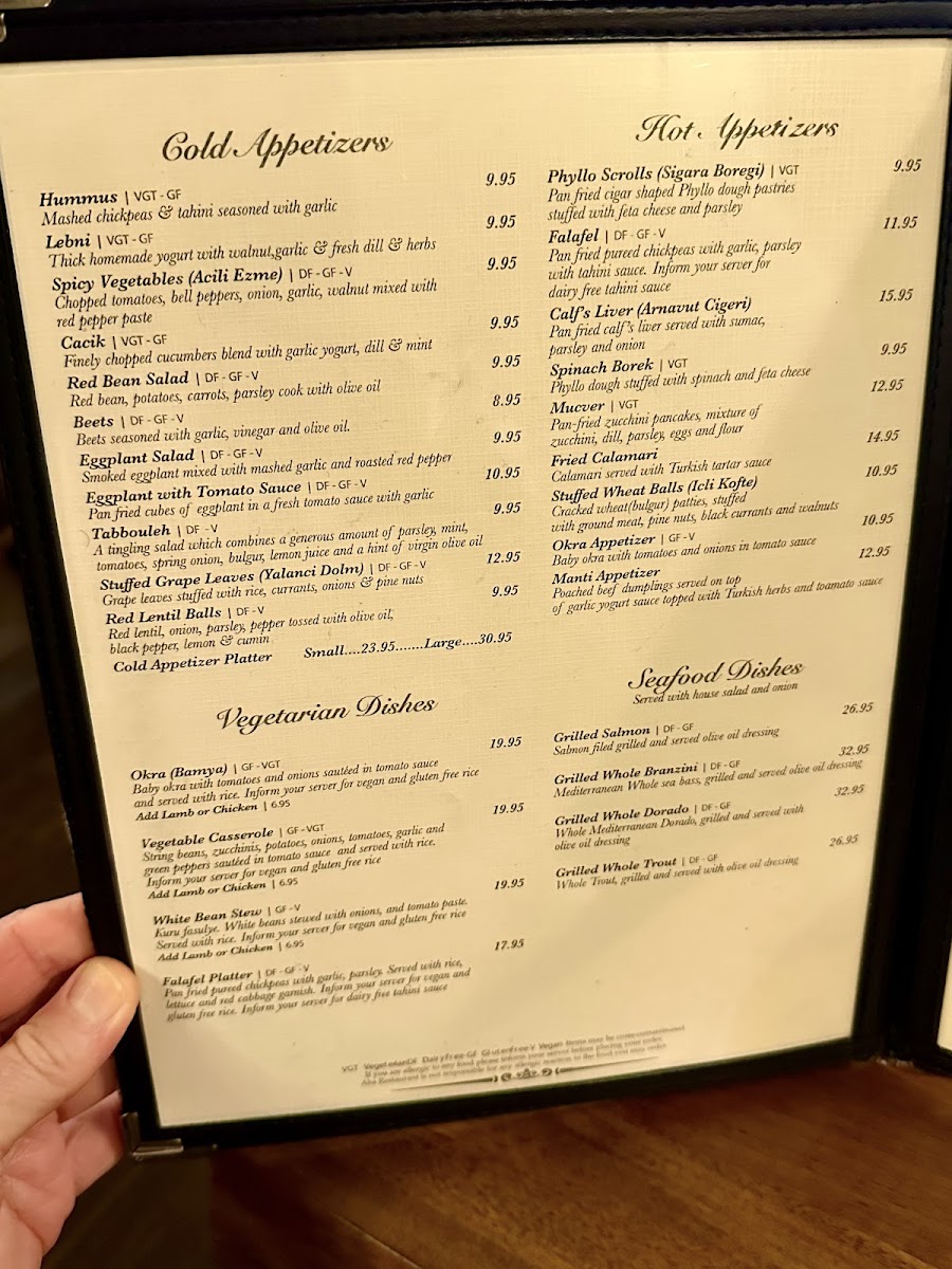 ABA Turkish Restaurant Photo Menu 2