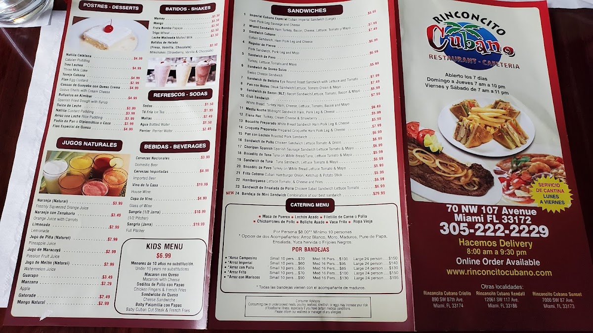 Rinconcito Cubano Photo Menu 10