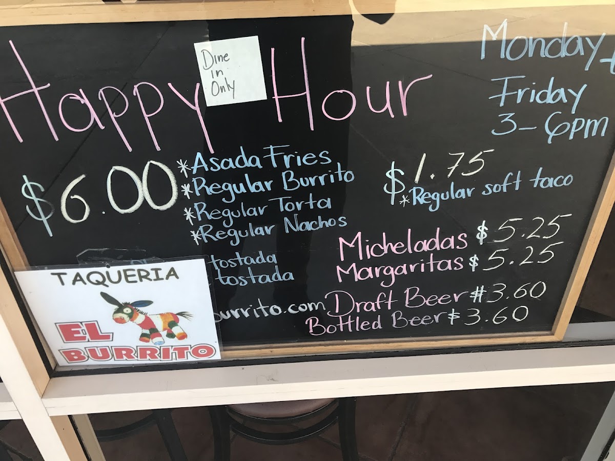 Taqueria El Burrito Photo Menu 10