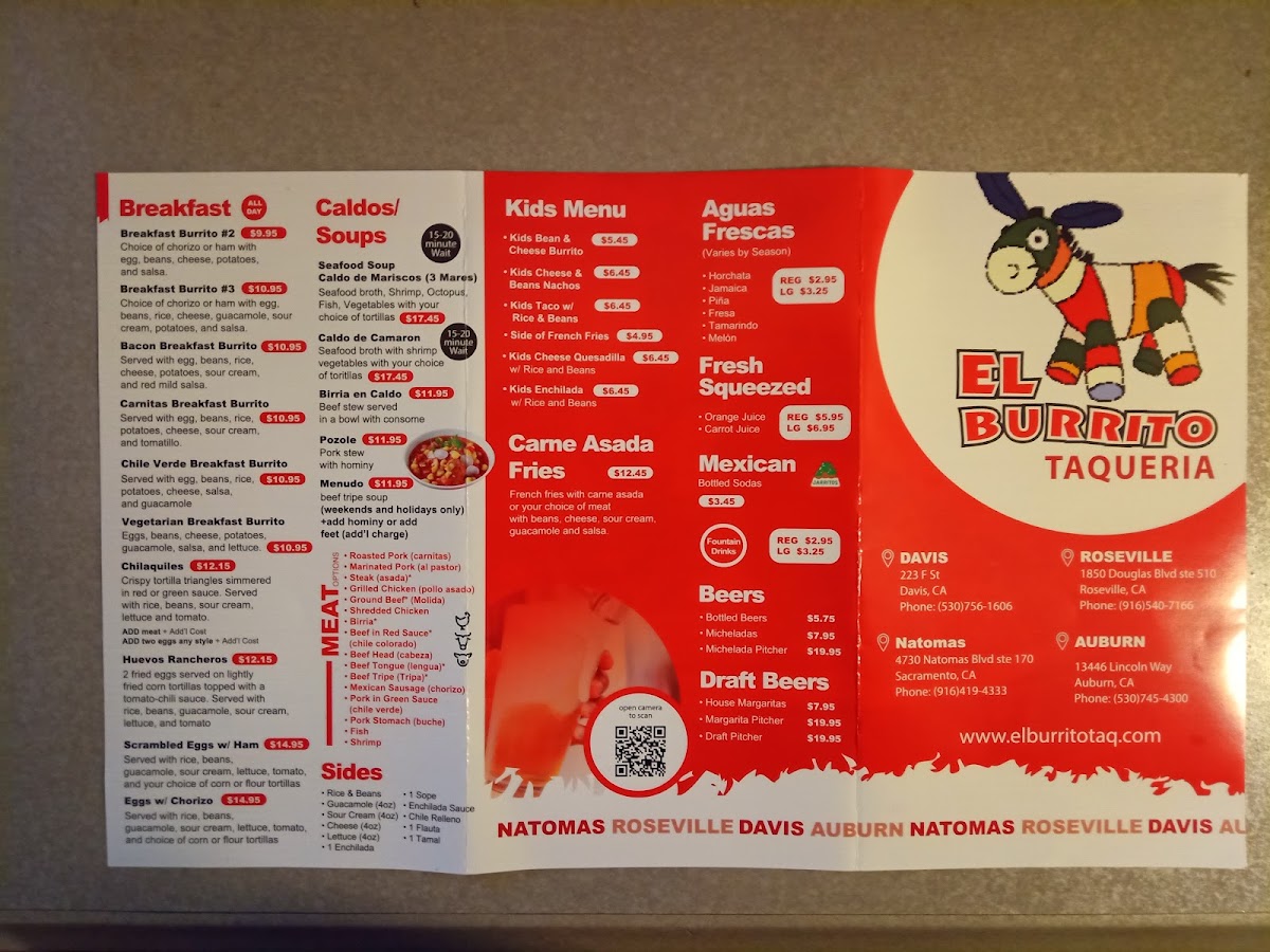 Taqueria El Burrito Photo Menu 5