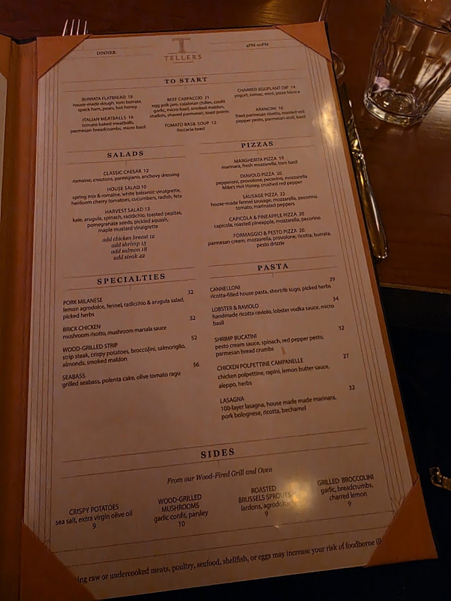 Tellers Photo Menu 4