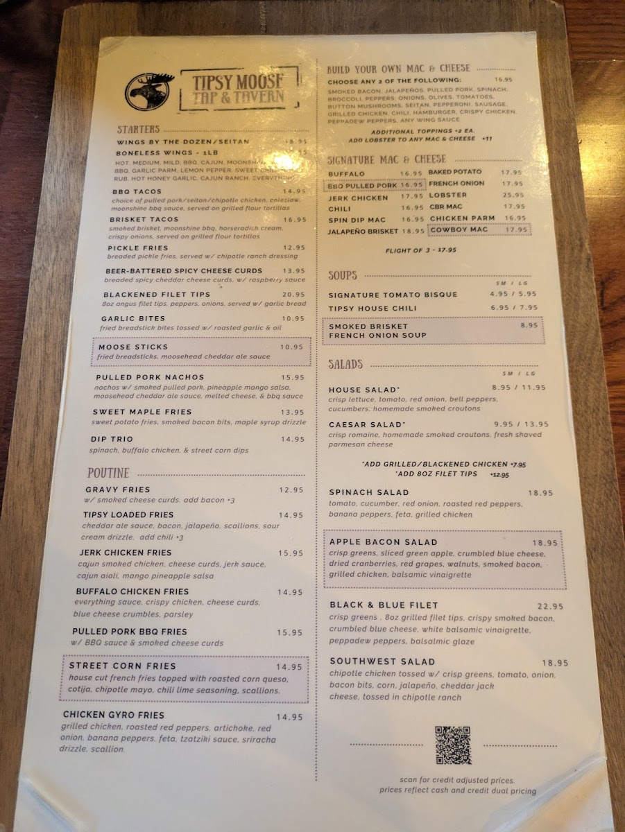 Tipsy Moose Tap & Tavern Photo Menu 2
