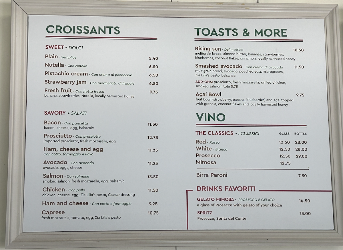 Pappalecco Photo Menu 1