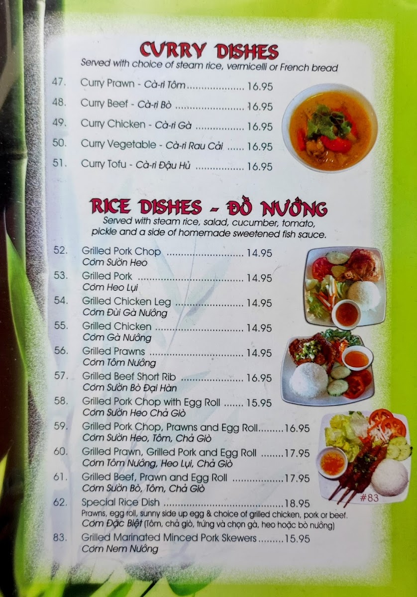 Phở Ever Photo Menu 3