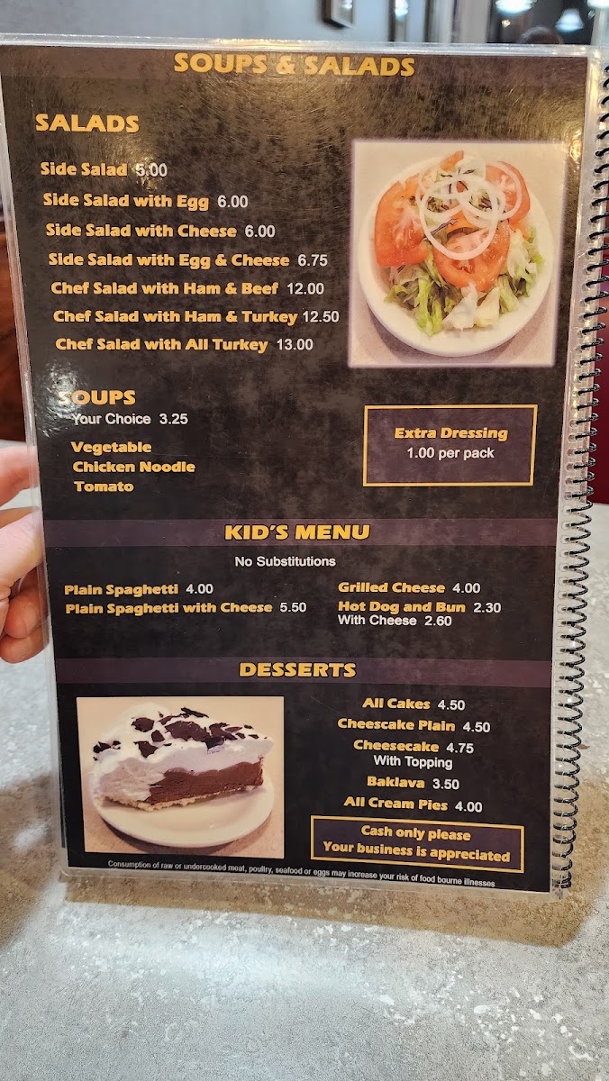 Pleasant Ridge Chili Restaurant Photo Menu 2