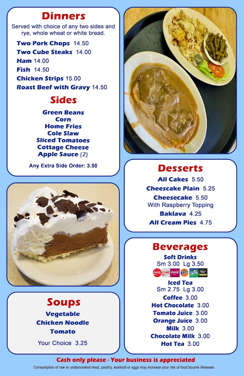 Pleasant Ridge Chili Restaurant Photo Menu 7