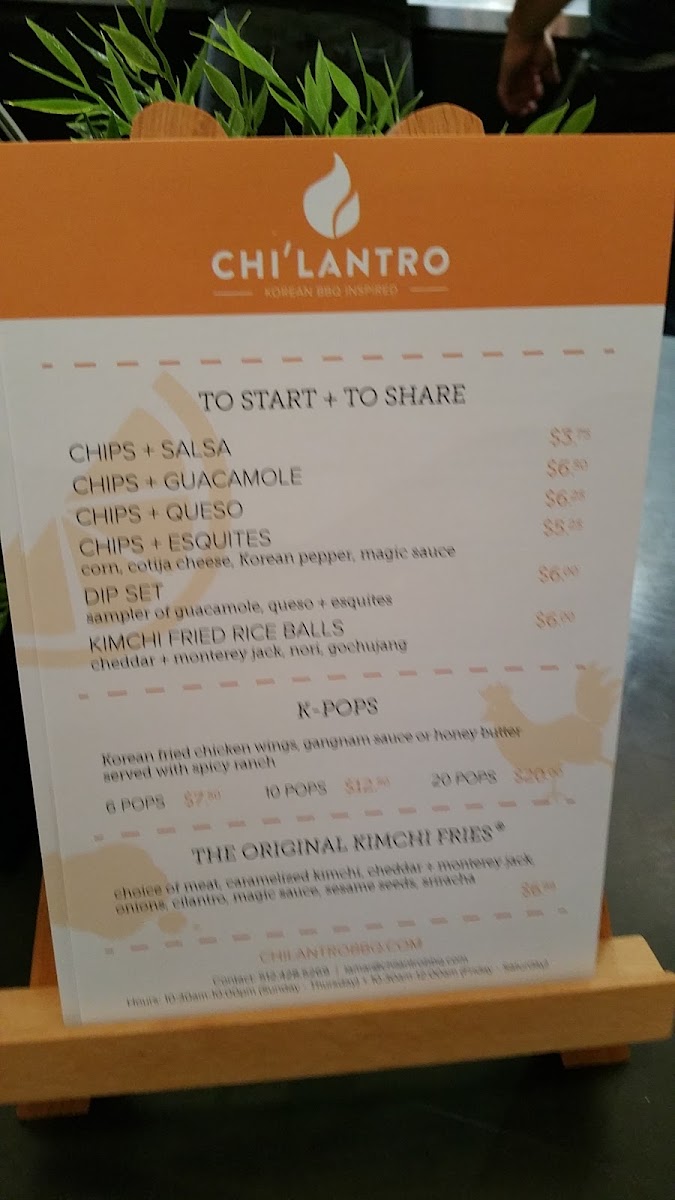 Chi'Lantro Photo Menu 6