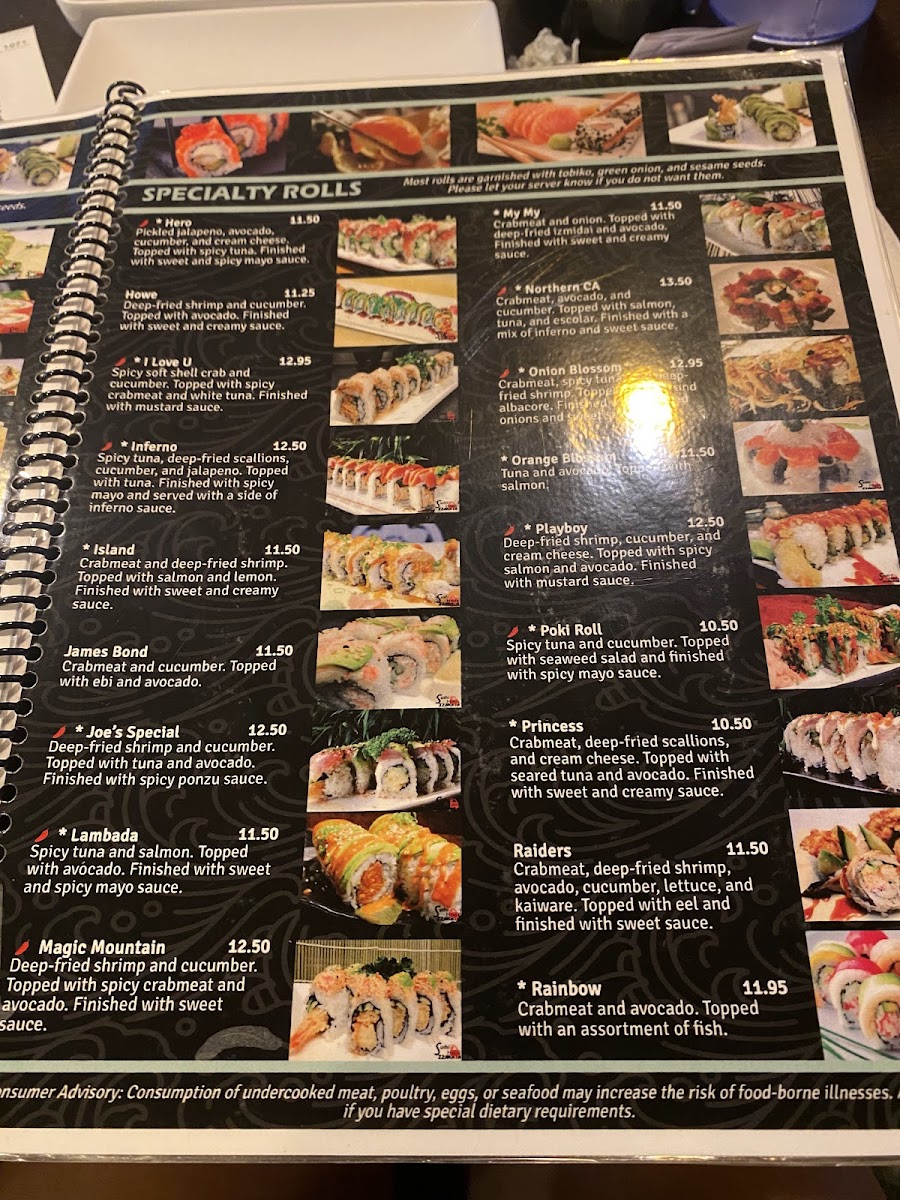 Sushi Hook Photo Menu 6