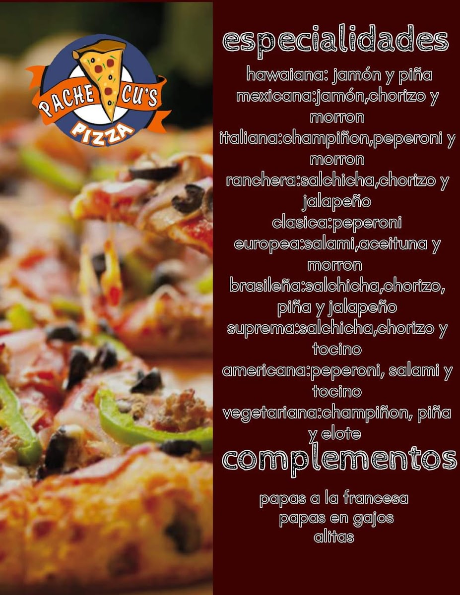 Pizza Pache CU'S Photo Menu 1