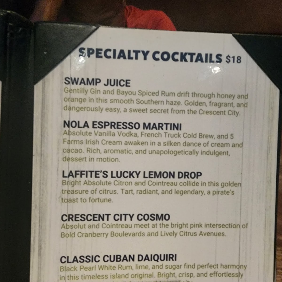 Blue Bayou Restaurant & Oyster Bar Photo Menu 5