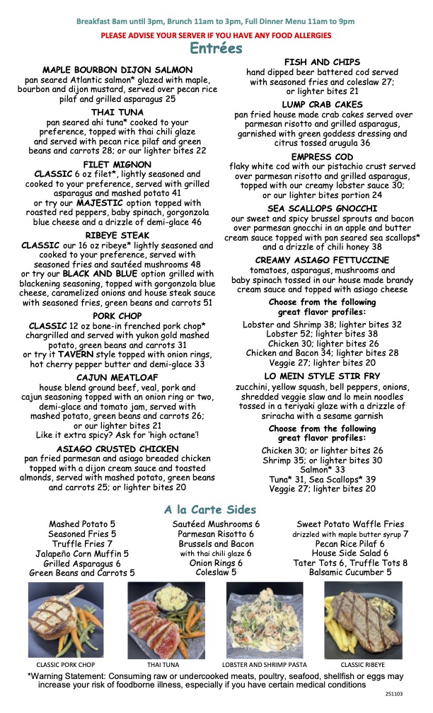 Tamiami Tavern Photo Menu 2