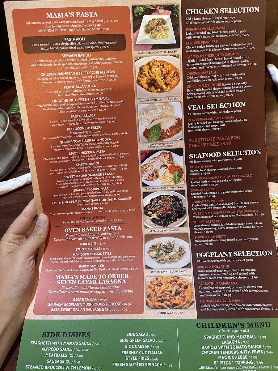 Mama Romanos Photo Menu 3