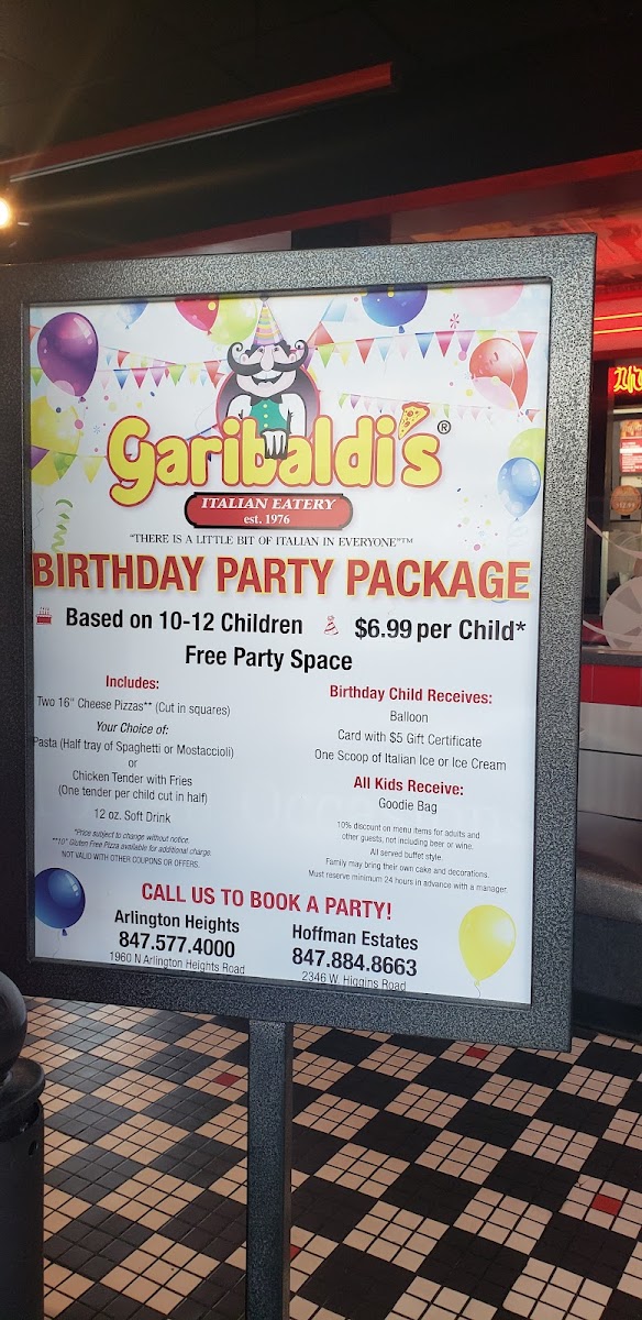 Garibaldi's Italian Eatery Photo Menu 6