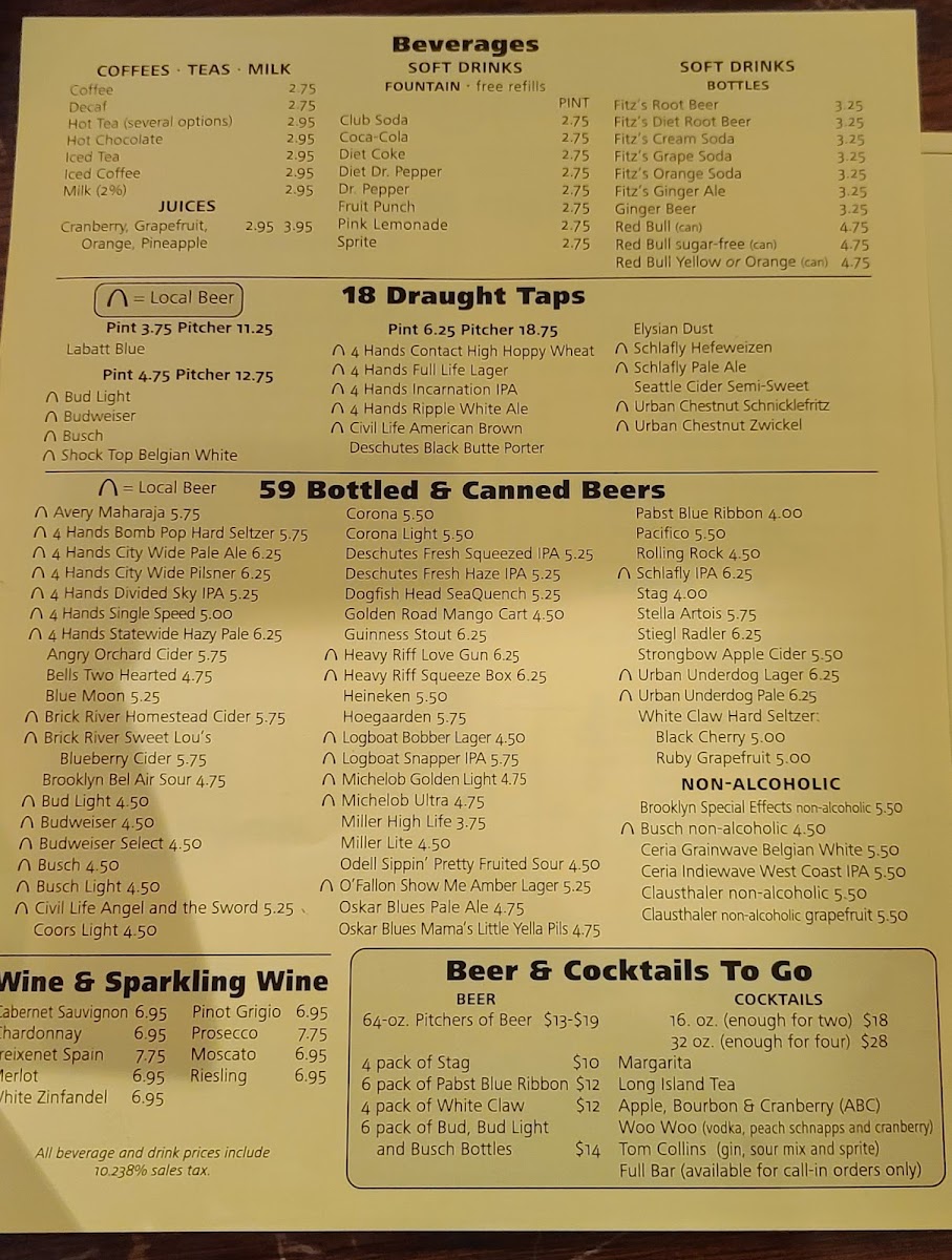 Blueberry Hill Photo Menu 5