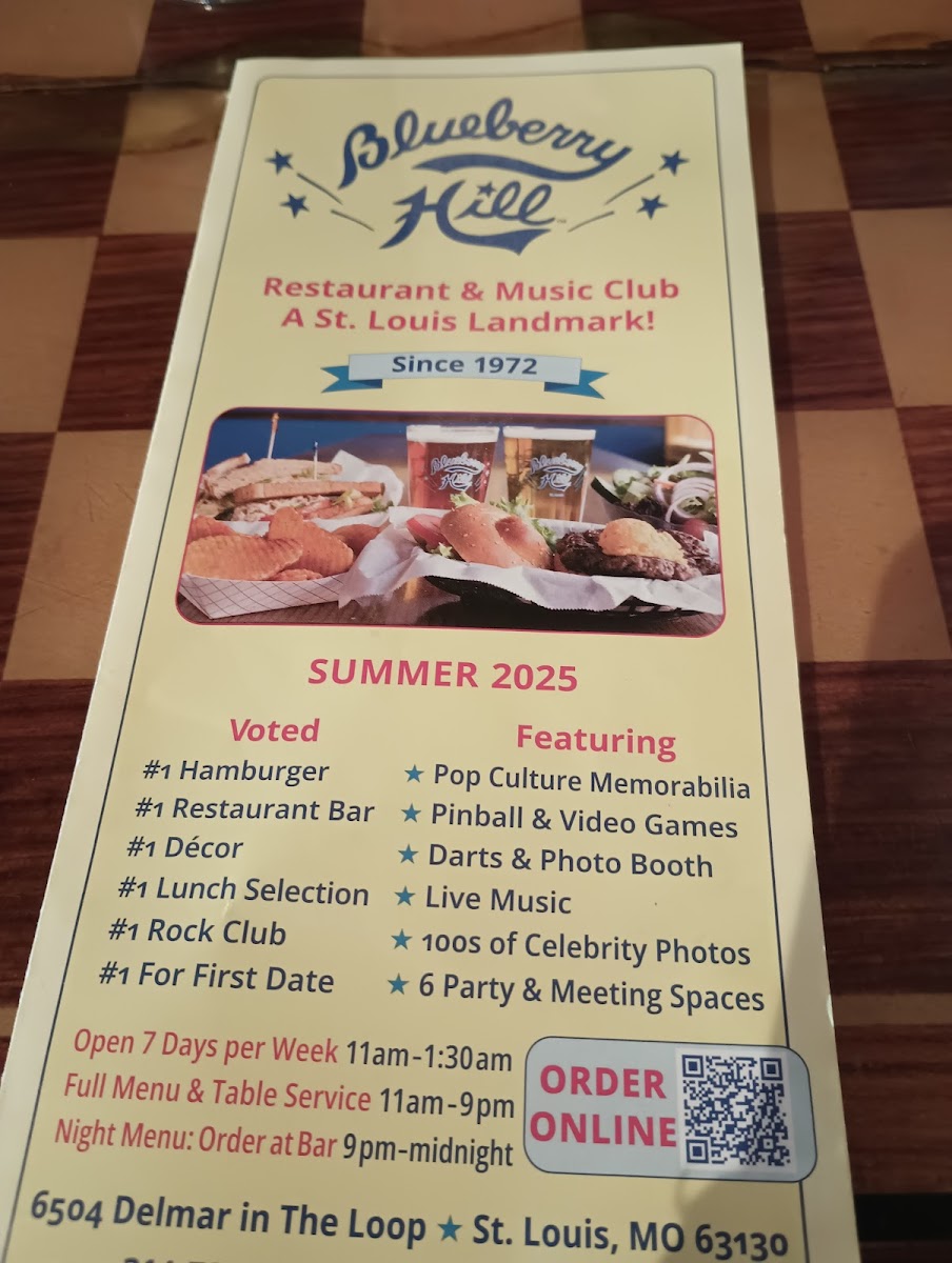 Blueberry Hill Photo Menu 7