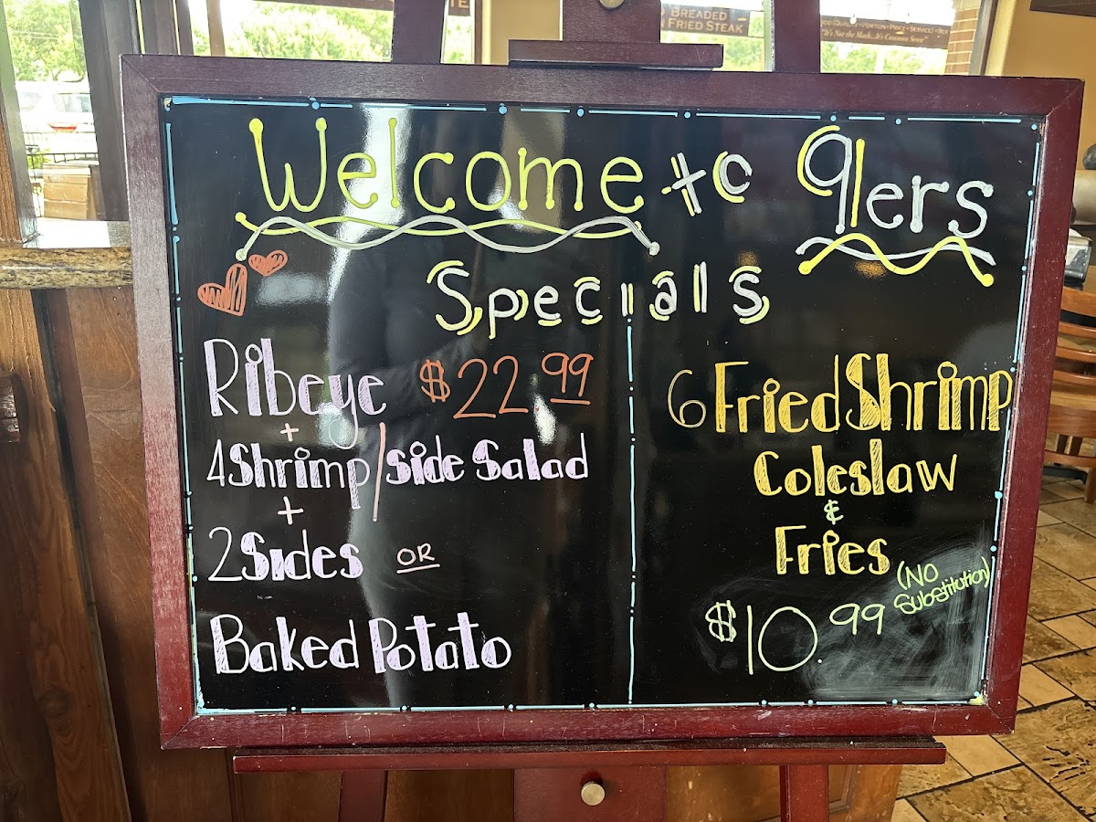 9er's Grill Photo Menu 1