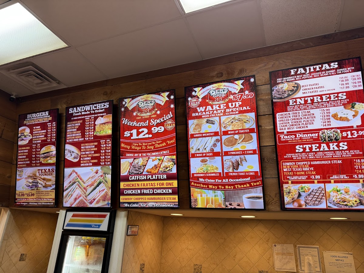 9er's Grill Photo Menu 2