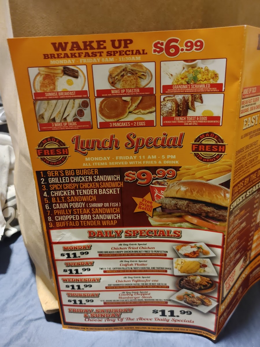 9er's Grill Photo Menu 4