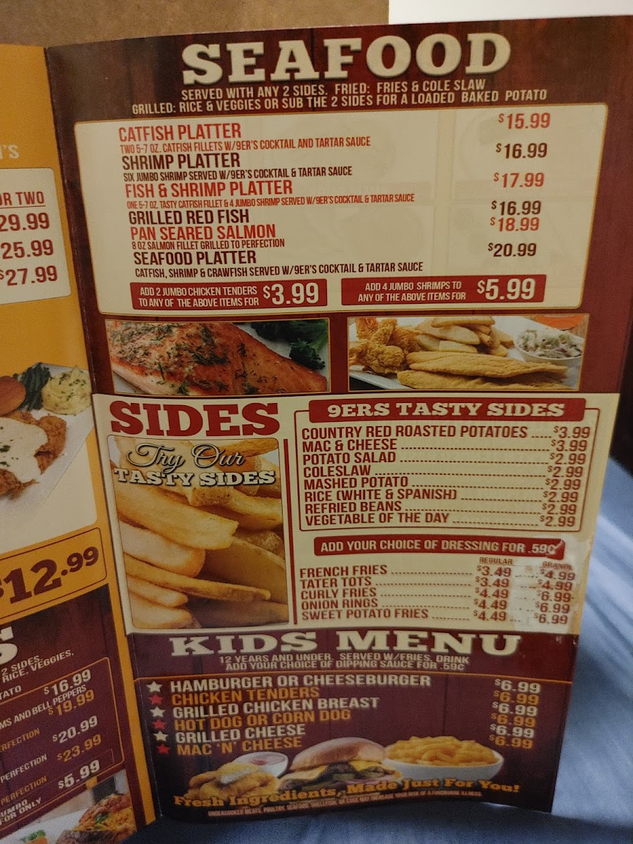 9er's Grill Photo Menu 6