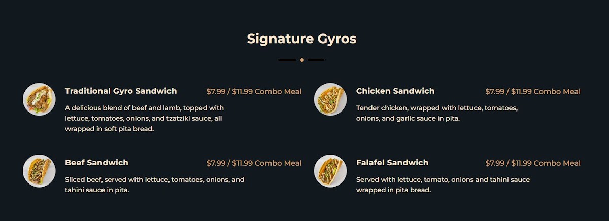 Stop-N-Go Gyros Photo Menu 5